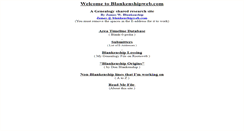 Desktop Screenshot of blankenshipweb.com